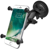 RAM-B-166-UN10U RAM Mounts Suction Cup Mount with Large Phone / Phablet X-Grip - Synergy Mounting Systems
