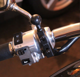 RAM-B-309-1U RAM Mounts Cycle Brake/Clutch Reservoir Base w/ 1" Ball - Synergy Mounting Systems