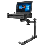 RAM-VB-196-SW1 RAM Mounts Universal No-Drill Laptop Mount w/ Adjustable Base - Synergy Mounting Systems