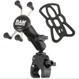 RAM-B-400-UN7 RAM Mounts X-Grip® Phone Mount with RAM® Tough-Claw™ Small Clamp Base - Synergy Mounting Systems