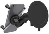 RAM-B-166-UN10U RAM Mounts Suction Cup Mount with Large Phone / Phablet X-Grip - Synergy Mounting Systems