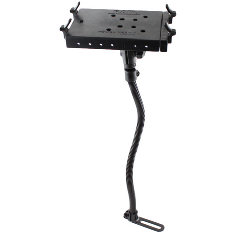 RAM-B-316-1-234-6U RAM Mounts POD I Universal 1" Ball No-Drill Vehicle Mount w Netbook Tray - Synergy Mounting Systems