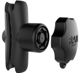 RAM-B-201-SU RAM Mounts Double Socket Arm with Pin-Lock Security Knob and Key Knob for 1" Balls - Synergy Mounting Systems