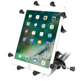 RAM-B-121-UN9U RAM Mounts X-Grip® Mount with Yoke Clamp Base for 9"-10" Tablets - Synergy Mounting Systems
