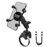 RAM-B-231-2-UN7U RAM Mounts X-Grip® Phone Mount with ATV/UTV Rail Base - Synergy Mounting Systems