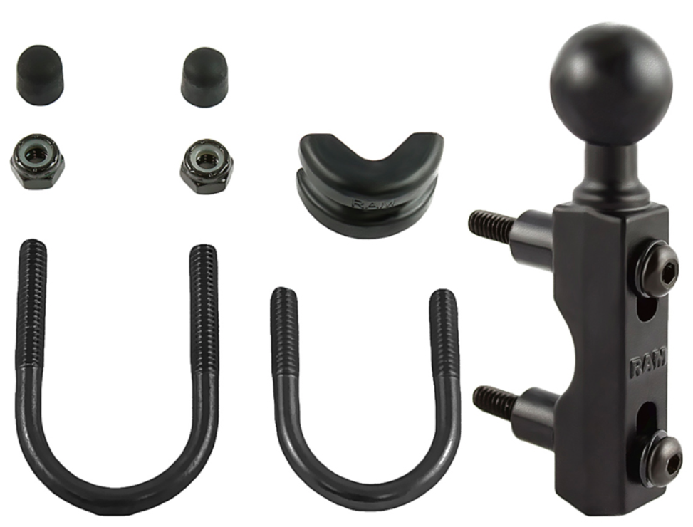 RAMB3097U RAM Mounts Motorcycle Brake/Clutch Reservoir & Handlebar Ball Base