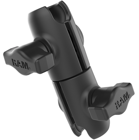 RAP-B-200-12U RAM Mounts Composite Double Socket Swivel Arm for B-Size 1-Inch Balls - Synergy Mounting Systems