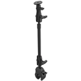 RAP-401-9-BC-202U RAM Mounts Tough-Claw™ 9" Pipe Mount with Round Plate Adapter - Synergy Mounting Systems