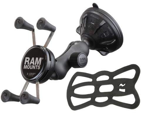 RAM® X-Grip® Large Phone Mount with Low Profile Suction Base