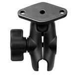 RAM-B-103-A-238U RAM Mounts 1"Diam Ball Short Double Socket Arm w/ Diamond Base - Synergy Mounting Systems