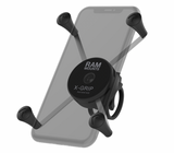 RAP-460Z-UN10U RAM® X-Grip® Large Phone Mount with Low Profile Zip Tie Handlebar Base - Synergy Mounting Systems
