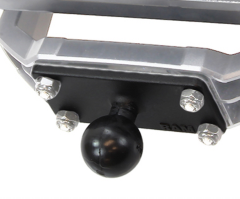 RAM-B-202U-153 RAM Mounts B Size 1" Ball and Rectangular Plate with 1" x 2.5" 4-Hole Pattern20 - Synergy Mounting Systems