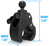 RAP-B-404-238U Tough-Claw™ Medium Clamp Mount with Diamond Plate - Synergy Mounting Systems
