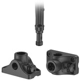RAM-114BMPU RAM Mounts RAM-ROD Combination Bulkhead/Flat Surface Base with Plunger for Spline Posts - Synergy Mounting Systems