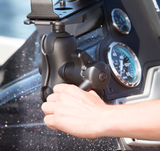 RAM-D-111-C-KNOB9H RAM Mounts Large Marine Electronics Mount with RAM® Hi-Torq™ Wrench - Synergy Mounting Systems