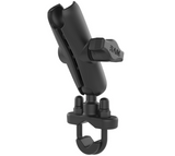 RAM-B-149Z-QU1U RAM Mounts Handlebar U-Bolt Base with Double Socket Arm - Synergy Mounting Systems