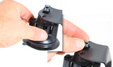 RAM-B-189B-PIV1U RAM Twist-Lock™ Dual Pivot Suction Cup Base w/ 1-Inch Ball - Synergy Mounting Systems