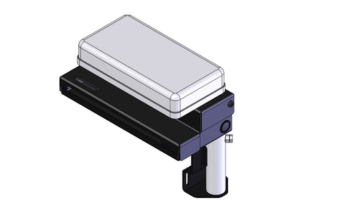 Havis C-ARPB-116 Brother PocketJet Printer Mount and Arm Rest: Side or Rear Mounted Pedestal - Synergy Mounting Systems
