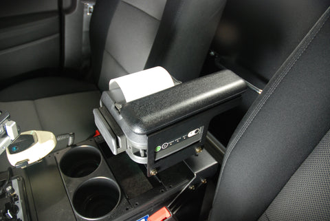 Havis C-ARPB-122 Brother RuggedJet 4" Printer Mount and Arm Rest: Top Mount - Synergy Mounting Systems