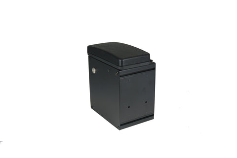 Havis C-CB-2-L Combination Box, External Mount, Flip-Up Arm Rest With Lock and Key - Synergy Mounting Systems