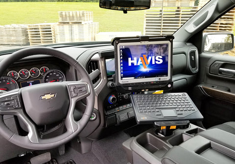 Havis C-DMM-3007 Heavy-Duty Dash Mount for 2019-2020 Chevrolet Silverado / GMC Sierra 1500 - Synergy Mounting Systems