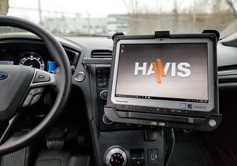 Havis C-DMM-3008 Heavy-Duty Dash Mount for 2019-2020 Ford Fusion Responder - Synergy Mounting Systems
