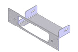 Havis C-EB20-YFT-1P 1-Piece Equipment Mounting Bracket, 2" Mounting Space, Fits Yaesu FT-8800R/8900R - Synergy Mounting Systems