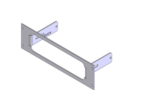 Havis C-EB25-IC6-1P 1-Piece Equipment Mounting Bracket, 2.5" Mounting Space, Fits Icom America self-contained radios - Synergy Mounting Systems