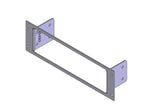 Havis C-EB25-KSG-1P 1-Piece Equipment Mounting Bracket, 2.5" Mounting Space, Fits Misc. Kustom G3 Digital Eyewitness DVR - Synergy Mounting Systems