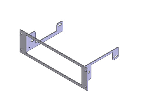 Havis C-EB25-PAN-1P 1-Piece Equipment Mounting Bracket, 2.5" Mounting Space, Fits Panasonic Arbitrator Video System, Misc. Panasonic AG-CPD15 Digital Recorder - Synergy Mounting Systems