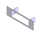 Havis C-EB25-T8V-1P 1-Piece Equipment Mounting Bracket, 2.5" Mounting Space, Fits Miscellaneous 10-8 Video Control Head - Synergy Mounting Systems