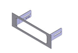 Havis C-EB25-VX2-1P 1-Piece Equipment Mounting Bracket, 2.5" Mounting Space, Fits Motorola Vertex VX-2100 and VX-2200 self-contained radio - Synergy Mounting Systems