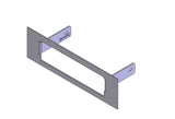 Havis C-EB25-WPC-1P 1-Piece Equipment Mounting Bracket, 2.5" Mounting Space, Fits Whelen PCCS9RW switch box - Synergy Mounting Systems