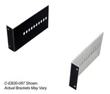 Havis C-EB30-087 2-Piece Equipment Mounting Bracket, 3" Mounting Space, 0.87" Bend - Synergy Mounting Systems