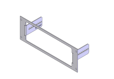 Havis C-EB30-CH7-1P 1-Piece Equipment Mounting Bracket, 3" Mounting Space, Fits M/A-COM CH-721 - Synergy Mounting Systems