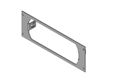 Havis C-EB30-FC4-1P 1-Piece Equipment Mounting Bracket, 3" Mounting Space, Fits Feniex Typhoon C4017 - Synergy Mounting Systems