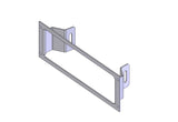 Havis C-EB30-MCR-1P 1-Piece Equipment Mounting Bracket, 3" Mounting Space, Fits Motorola MCS2000 Model 2 Or 3 - Synergy Mounting Systems