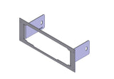 Havis C-EB30-MU1-1P 1-Piece Equipment Mounting Bracket, 3" Mounting Space, Fits Harris/L3Harris  HD-MU1B - Synergy Mounting Systems