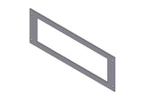 Havis C-EB30-PIO-1P 1-Piece Equipment Mounting Bracket, 3" Mounting Space, Fits Single Din AM/FM Radios - Synergy Mounting Systems