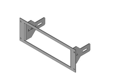Havis C-EB30-SW4-1P 1-Piece Equipment Mounting Bracket, 3" Mounting Space, Fits Federal Signal SW300-B switch panel - Synergy Mounting Systems