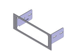Havis C-EB30-TK8-1P 1-Piece Equipment Mounting Bracket, 3" Mounting Space, Fits Kenwood TK-630H, TK-730, TK-830 - Synergy Mounting Systems