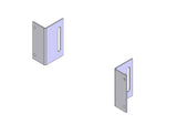 Havis C-EB30-VCP 2-Piece Equipment Mounting Bracket, 3" Mounting Space, Fits Misc. Vascar Plus & Vascar Plus 2 - Synergy Mounting Systems
