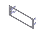 Havis C-EB30-VX4-1P 1-Piece Equipment Mounting Bracket, 3" Mounting Space, Fits Vertex Standard/ Yaesu Vertex VX-4000 - Synergy Mounting Systems