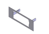 Havis C-EB30-WG2-1P 1-Piece Equipment Mounting Bracket, 3" Mounting Space, Fits Whelen Gamma2 Siren - Synergy Mounting Systems