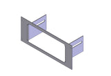 Havis C-EB35-SC4-1P 1-Piece Equipment Mounting Bracket, 3.5" Mounting Space, Fits Misc. Carson SC-409 - Synergy Mounting Systems