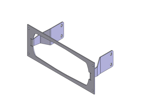 Havis C-EB35-T91S-1P 1-Piece Equipment Mounting Bracket, 3.5" Mounting Space, Fits Tait TM9155 - Synergy Mounting Systems