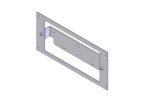Havis C-EB40-399-1P 1-Piece Equipment Mounting Bracket, 4.0" Mounting Space, Fits Code 3/ Public Safety Equip. 3997, 3998, 3999 - Synergy Mounting Systems