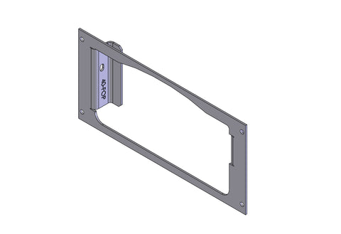 Havis C-EB40-FOP-1P 1-Piece Equipment Mounting Bracket, 4" Mounting Space, Fits Feniex C-4200 - Synergy Mounting Systems