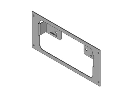 Havis C-EB40-LCS-1P 1-Piece Equipment Mounting Bracket, 4" Mounting Space, Fits Star LCS800, LCS850 & LCS850-MG Series sirens - Synergy Mounting Systems