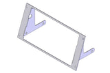 Havis C-EB40-PAN-1P-A Angled 1-Piece Equipment Mounting Angled Bracket, 4" Mounting Space, Fits Panasonic Arbitrator Digital Recorder AG-CPD20 - Synergy Mounting Systems